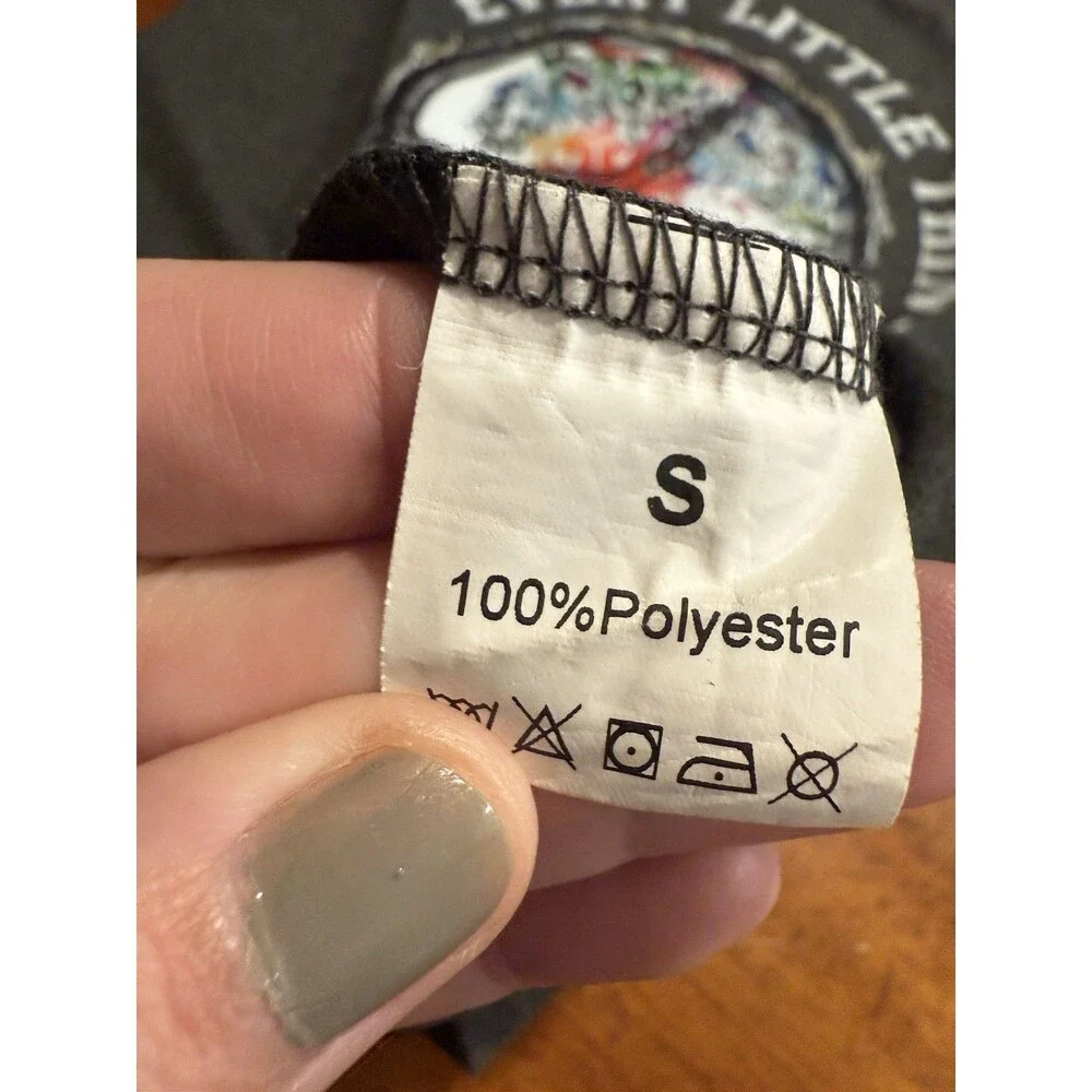 Bob Marley Three Little Birds‎ Shirt Small Women’s Grey Tree Long Sleeve Rainbow - Picture 8 of 9